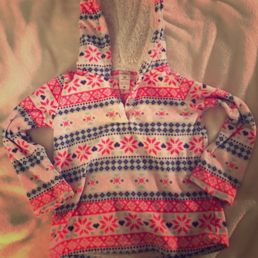 Carters pink Sherpa pullover